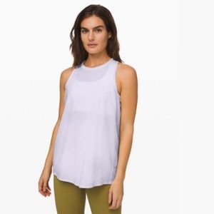 Lululemon Serene Blue All Tied Up Tank Size 4